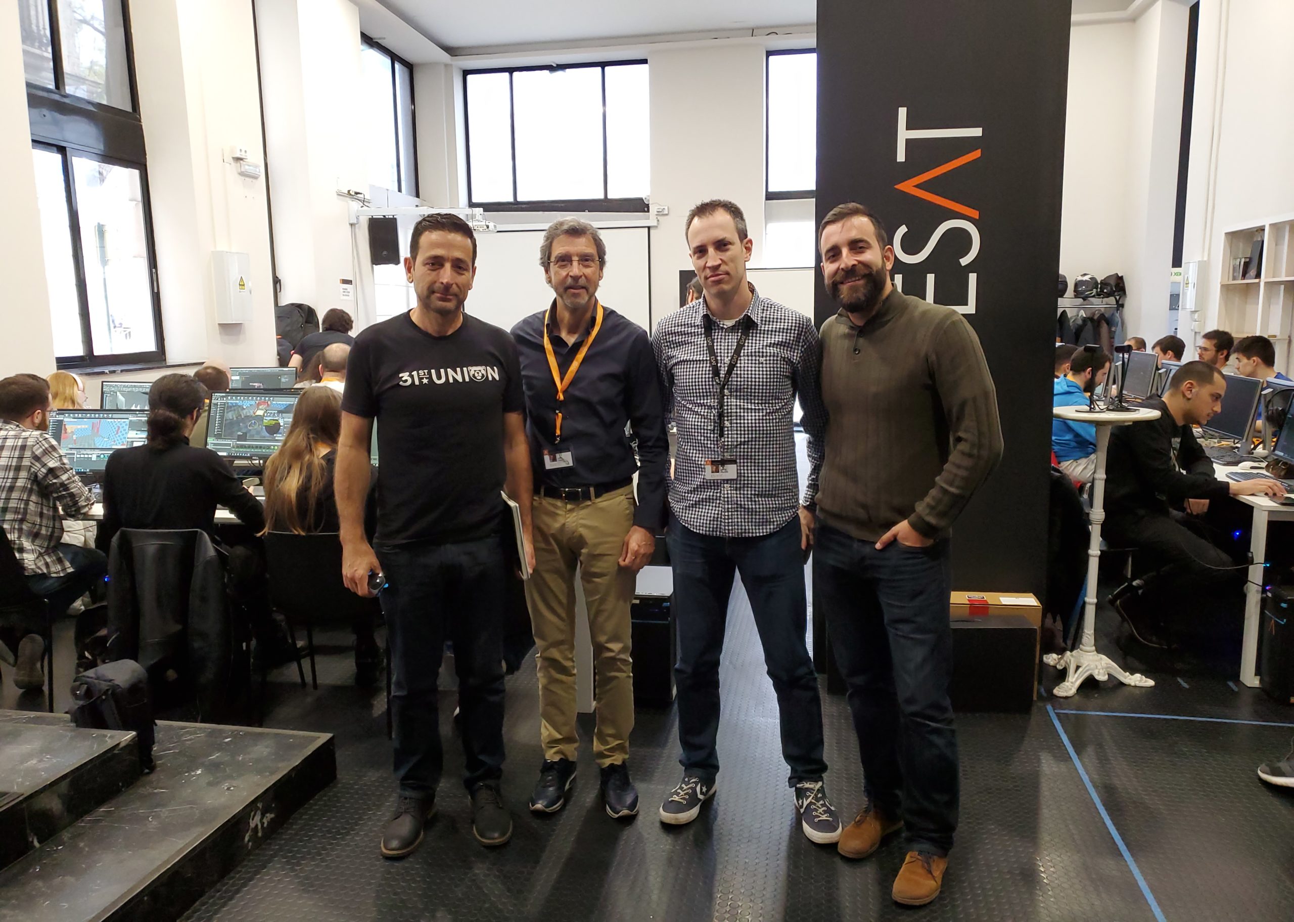 Alejandro Gil, Studio Manager de 31st Union y Jaime Torres director de ESAT Valencia